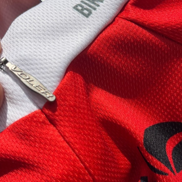 Men’s Voler Jersey Multicolor Short Sleeve Cycling M 3/4 Zip Pocket Racing Road - Picture 5 of 15